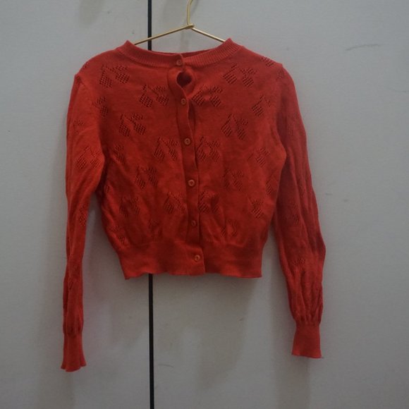 Red cherry cardigan - Picture 1 of 3